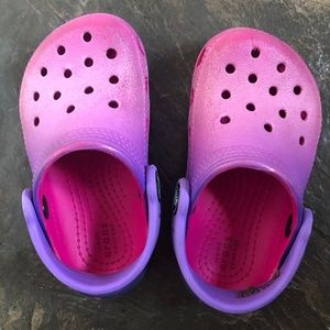 Toddler Ombré Crocs Size C6